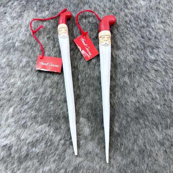 NWT Dept 56 Santa Claus Icicle Ornaments - Picture 3 of 12